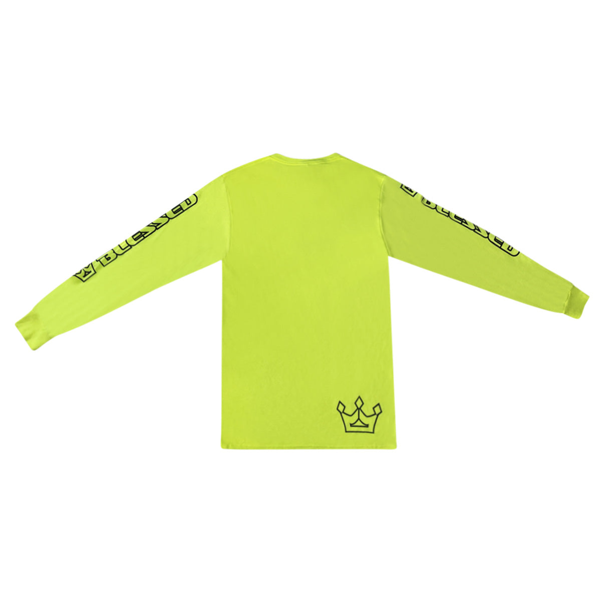 Safety Yellow Blessed Longsleeve Tee