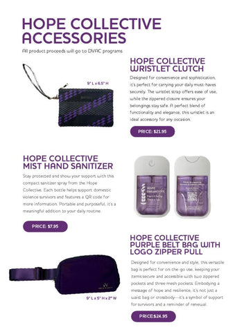 Hope Collective - Belt Pouch with Logo Pull