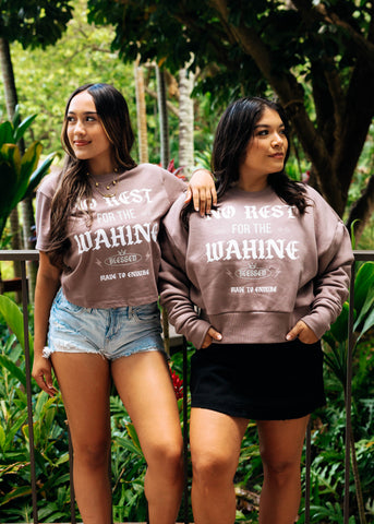 Wahine Tee or Crewneck