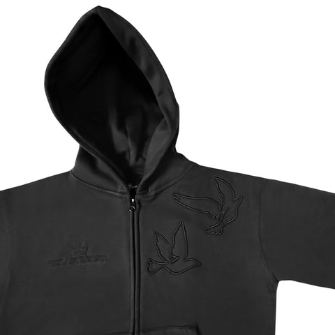 NEW Zippered Embroidered Jacket