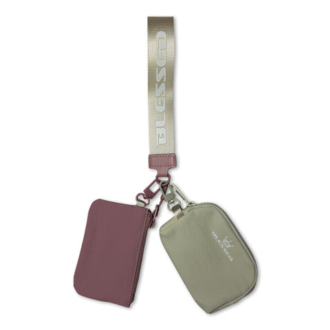 Double-Pouch Wristlet