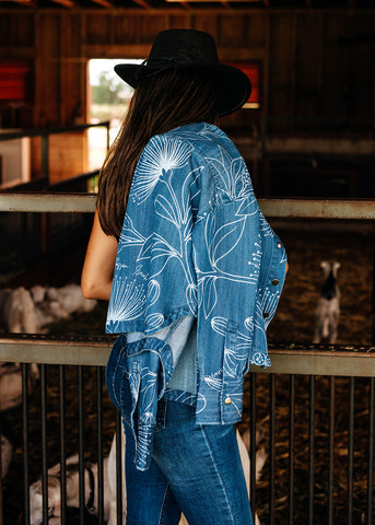 Lehua Blue Denim Jacket