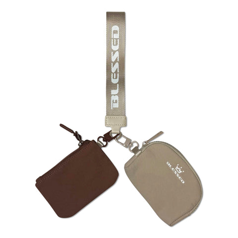 Double-Pouch Wristlet