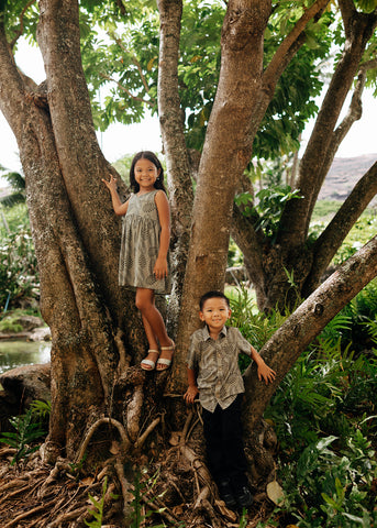 Ahonui Girls Dress “Ohana Set”