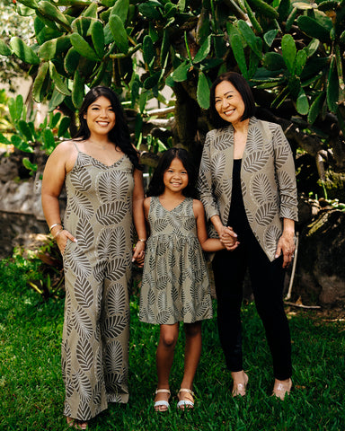 Ahonui Girls Dress “Ohana Set”