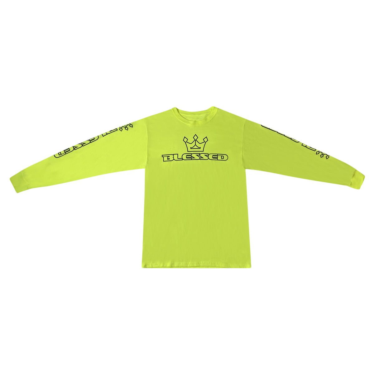 Safety Yellow Blessed Longsleeve Tee