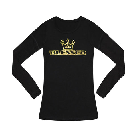 Blessed Girls Burnout Long-Sleeves