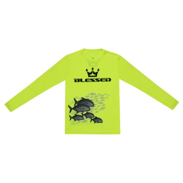 God Blessed Them Dri-Fit LS