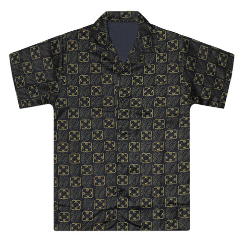 Blessed "Monstera Collection" Men's Collared Shirt.