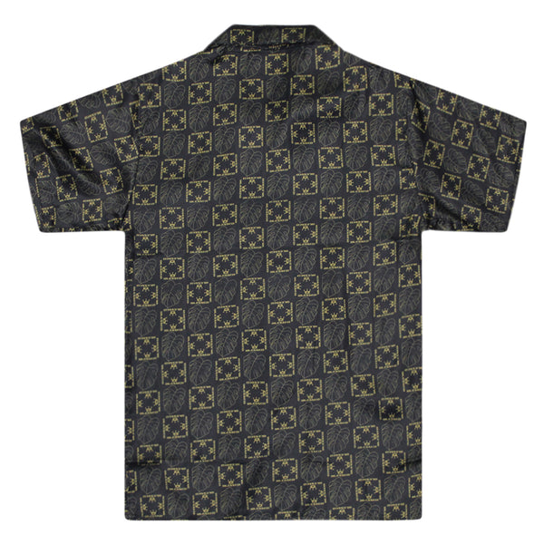 Blessed "Monstera Collection" Men's Collared Shirt.