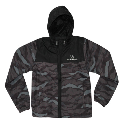 Blessed Tiger Camo Youth Windbreaker