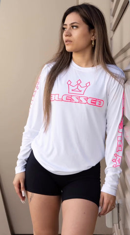 Blessed DriFit Outline SS and LS Tees