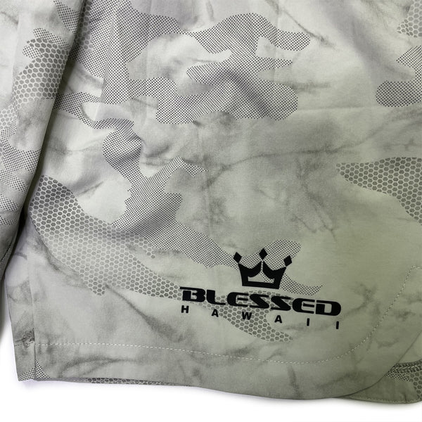 Blessed Camo Gym Shorts & Performance Tee