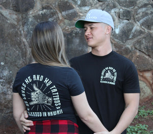 Blessed V-Neck Tattoo Tee
